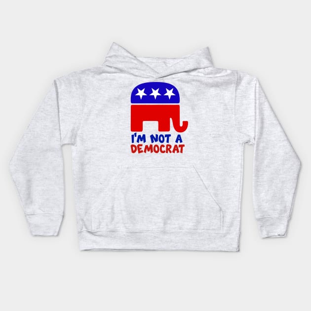 Republican party Kids Hoodie by Tekad Rasa